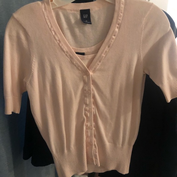 Two piece short sleeve cardigan set - Picture 2 of 6